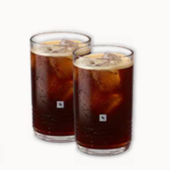 Nespresso set 2 of Large Barista Glasses - Picture 1 of 1